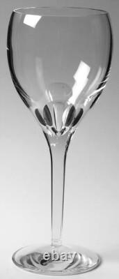 Pair Of Waterford Cut Crystal Balloon Wine Glass Set- Eclipse Pattern 9 1/2