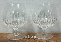 Pair of 2 Stuart Crystal Madison/Manhattan Brandy Glass Cut Crystal