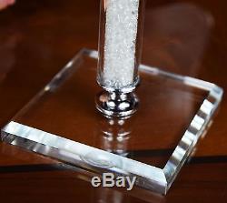 Pair of Crystal Cut Candle Stick Holder Swarovski Elements With Gift Box