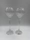 Pair of Cut Crystal Glass Pieces 13 Tall Stunning