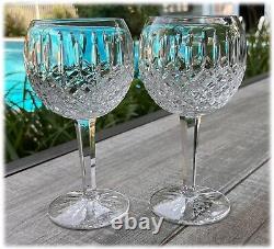 Pair of Vintage Waterford Crystal Ballybay Balloon Wine Glasses 5 Pair Available