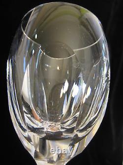 Pair of Waterford Dunloe Cut Crystal Wine Goblets, 6 1/2 Tall x 2 1/2 Diameter