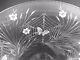 Pairpoint Cut Glass Bowl Colias Pattern Spiderweb & Butterfly 10.5 Art Deco