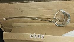 Paul Revere FLOWER CUT Etched Crystal Punch Bowl with 8 Cups And Glass Ladle-NEW