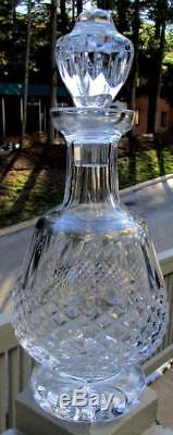 Pristine Waterford Cut Crystal COLLEEN Footed Brandy Decanter 12