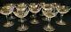 Qty 12 CRISTALLERIE LORRAINE FRANCE CHAMPAGNE COUPE GOBLETS Cut Crystal, 4 3/4T