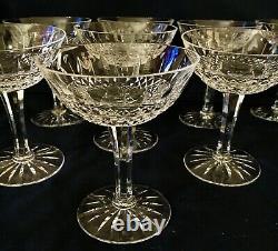 Qty 12 CRISTALLERIE LORRAINE FRANCE CHAMPAGNE COUPE GOBLETS Cut Crystal, 4 3/4T