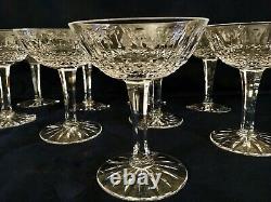 Qty 12 CRISTALLERIE LORRAINE FRANCE CHAMPAGNE COUPE GOBLETS Cut Crystal, 4 3/4T