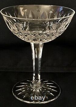 Qty 12 CRISTALLERIE LORRAINE FRANCE CHAMPAGNE COUPE GOBLETS Cut Crystal, 4 3/4T