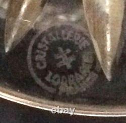 Qty 12 CRISTALLERIE LORRAINE FRANCE CHAMPAGNE COUPE GOBLETS Cut Crystal, 4 3/4T