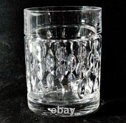 RALPH LAUREN ASTON DBL OLD FASHIONED GLASS, Cut Lead Crystal, 4 1\8, 10 Oz