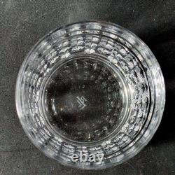 RALPH LAUREN ASTON DBL OLD FASHIONED GLASS, Cut Lead Crystal, 4 1\8, 10 Oz