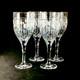 RALPH LAUREN ASTON WATER GLASSES, Cut Lead Crystal, 6 1/4, 14oz, GERMANY, 4PCS