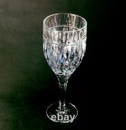 RALPH LAUREN ASTON WATER GLASSES, Cut Lead Crystal, 6 1/4, 14oz, GERMANY, 4PCS