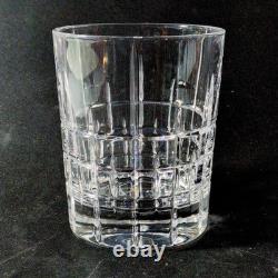 RALPH LAUREN COCKTAIL PARTY DOUBLE OLD FASHIONED GLASS, Cut Crystal, 4, 10 Oz