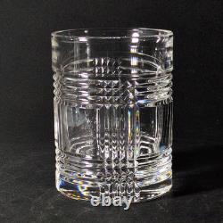 RALPH LAUREN GLEN PLAID DBL OLD FASHIONED GLASS, Cut Lead Crystal, 4 1/8, 10 Oz