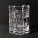 RALPH LAUREN GLEN PLAID DBL OLD FASHIONED GLASS, Cut Lead Crystal, 4 1/8, 10 Oz