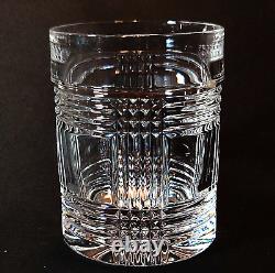 RALPH LAUREN GLEN PLAID DBL OLD FASHIONED GLASS, Cut Lead Crystal, 4 1/8, 10oz