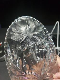 RARE 11 Celery Bowl American Brilliant period Cut Glass Crystal Pairpoint ROSE