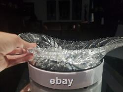 RARE 11 Celery Bowl American Brilliant period Cut Glass Crystal Pairpoint ROSE