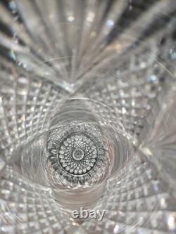 RARE 14 Cylinder VASE American Brilliant Period Cut Glass Crystal THATCHER BROS