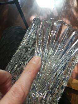 RARE 14 Cylinder VASE American Brilliant Period Cut Glass Crystal THATCHER BROS