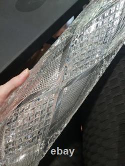 RARE 14 Cylinder VASE American Brilliant Period Cut Glass Crystal THATCHER BROS