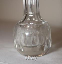 RARE 1800's Richardsons Patent Glass cut crystal Spirit drink Measure decanter