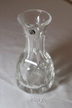 RARE 1800's Richardsons Patent Glass cut crystal Spirit drink Measure decanter