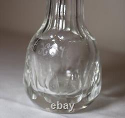 RARE 1800's Richardsons Patent Glass cut crystal Spirit drink Measure decanter