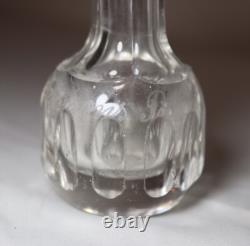 RARE 1800's Richardsons Patent Glass cut crystal Spirit drink Measure decanter