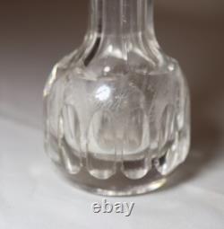 RARE 1800's Richardsons Patent Glass cut crystal Spirit drink Measure decanter