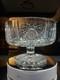 RARE Footed Pedestal Ferner bowl planter, American Brilliant Cut Glass Crystal