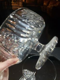 RARE Footed Pedestal Ferner bowl planter, American Brilliant Cut Glass Crystal