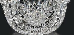 RARE Libbey ABP Cut Glass Crystal Bowl Senora Pattern