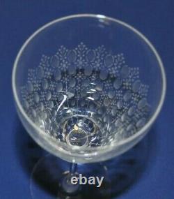 ROSENTHAL Studio LIne Wine Glass Romance II Set 2 Lot Cut Crystal Lrg 8in NEWOth