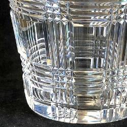 Ralph Lauren Crystal Glen Plaid Ice Bucket Barware Cut Plaid Pattern