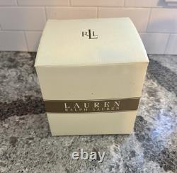 Ralph Lauren Cut Crystal Ice Bucket Never Used 6.5