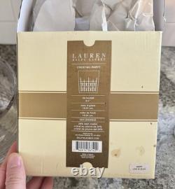 Ralph Lauren Cut Crystal Ice Bucket Never Used 6.5