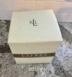 Ralph Lauren Cut Crystal Ice Bucket Never Used 6.5