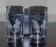 Ralph Lauren Home Hand-Cut Lead Crystal Polo Players Highball Glasses Set of 10