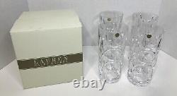 Ralph Lauren Royalton 24% Lead Crystal Highball Glasses Set Of 4 Made in Germany