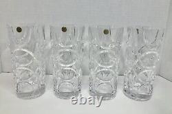 Ralph Lauren Royalton 24% Lead Crystal Highball Glasses Set Of 4 Made in Germany