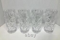 Ralph Lauren Royalton 24% Lead Crystal Highball Glasses Set Of 4 Made in Germany