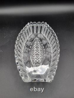 Rare 8 BOWL American Brilliant Period Cut Glass Crystal signed Pitkin & Brooks
