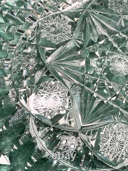 Rare ABP Libbey Ellsmere Pattern Cut Crystal Dish/Low Bowl