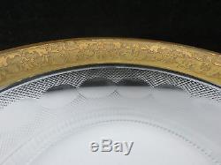 Rare Antique Art Deco Moser Crystal Splendid Cut Bowl Signed 7.5 Inch Diameter