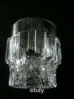 Rare Antique BACCARAT Flawless Crystal 6 x Whiskey Tumbler with Cut Panels