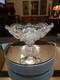 Rare Pedestal Compote American Brilliant period Cut Glass Crystal Libbey Colonna