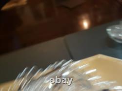 Rare Pedestal Compote American Brilliant period Cut Glass Crystal Libbey Colonna